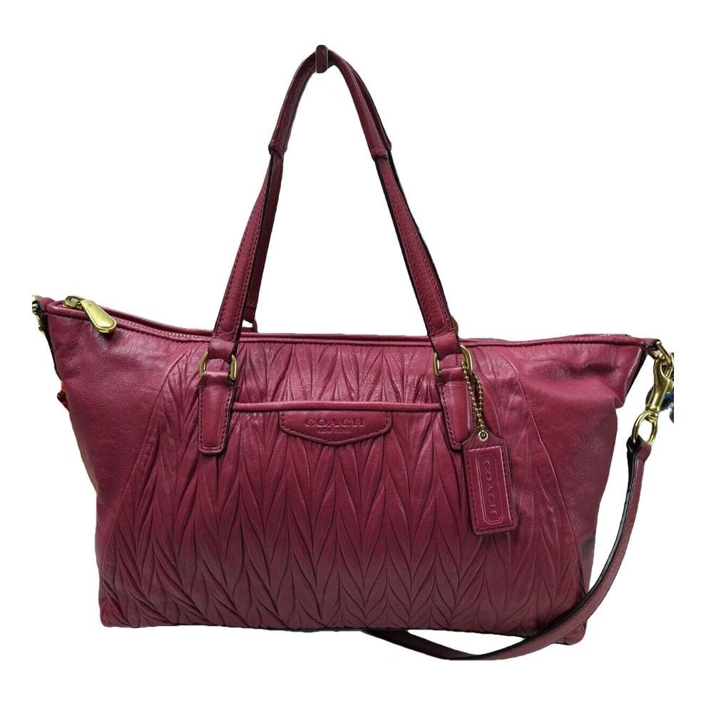 Madison leather satchel