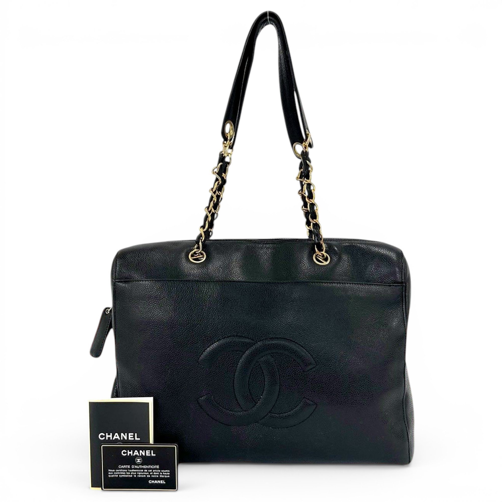 Leather tote
