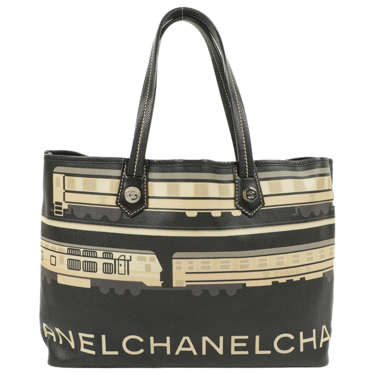 Classic CC Shopping cloth handbag