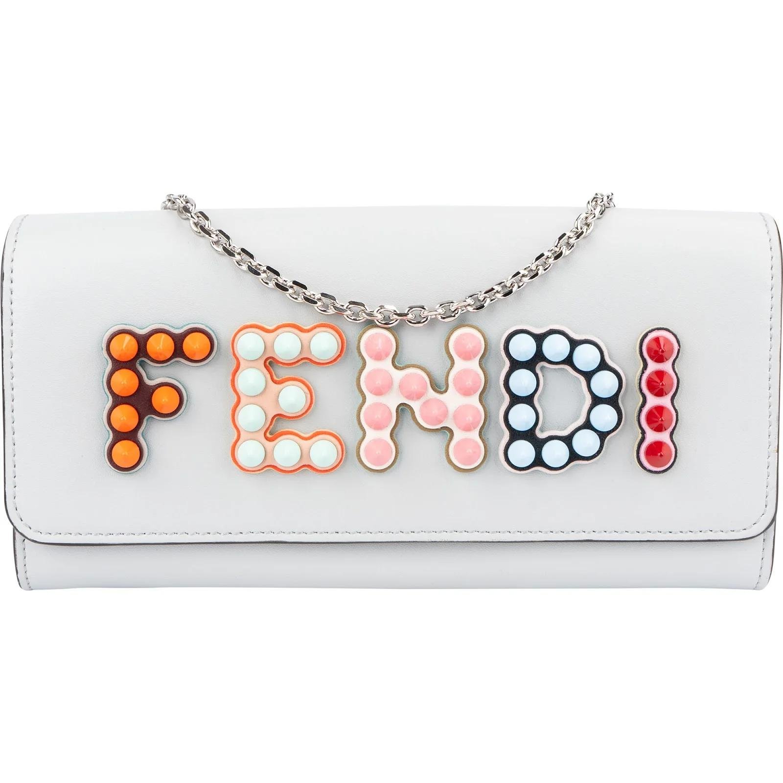Wallet On Chain leather crossbody bag