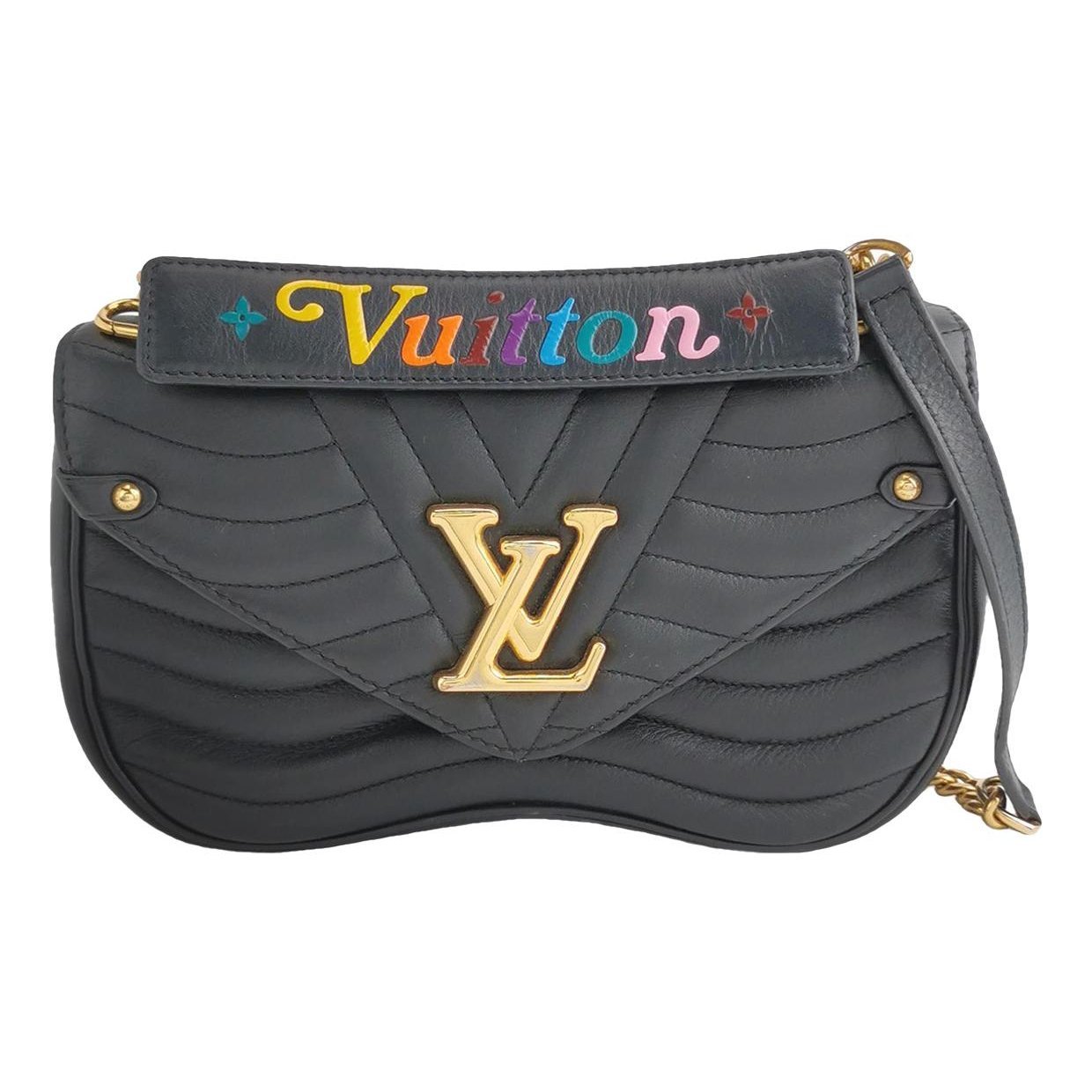 New Wave leather handbag