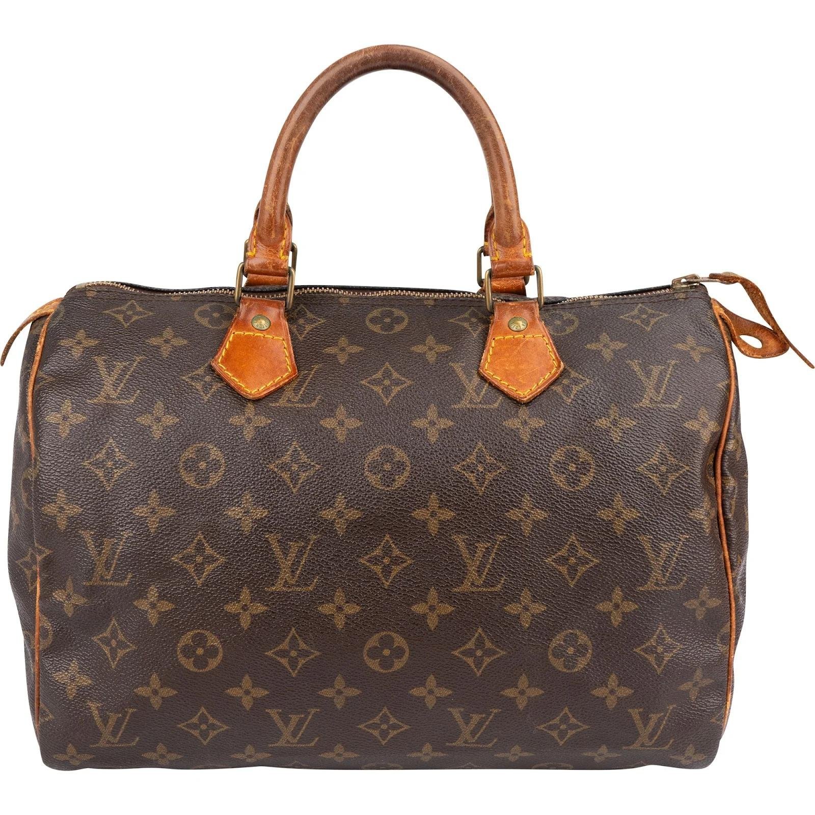 Speedy leather handbag