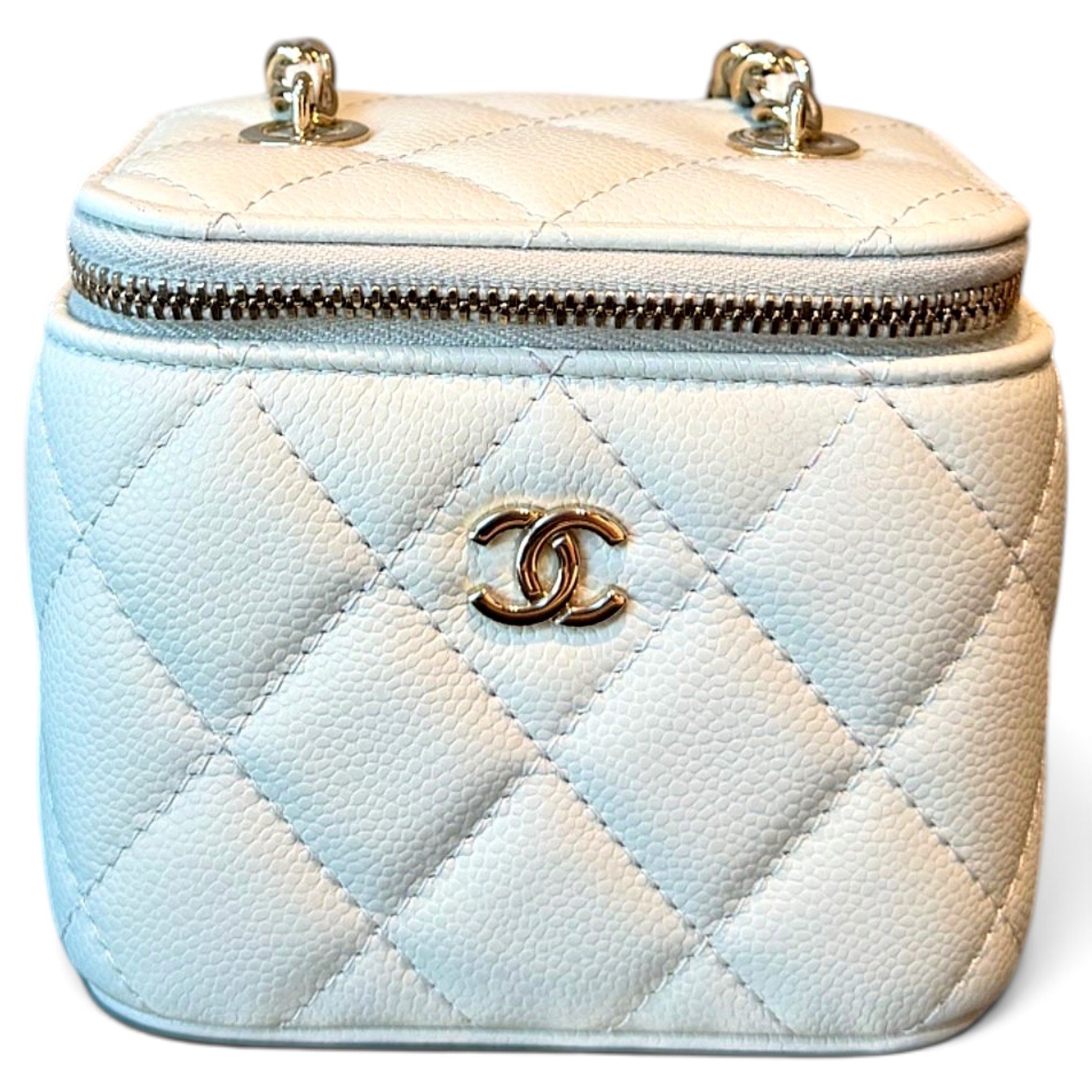 Trendy CC Vanity leather handbag