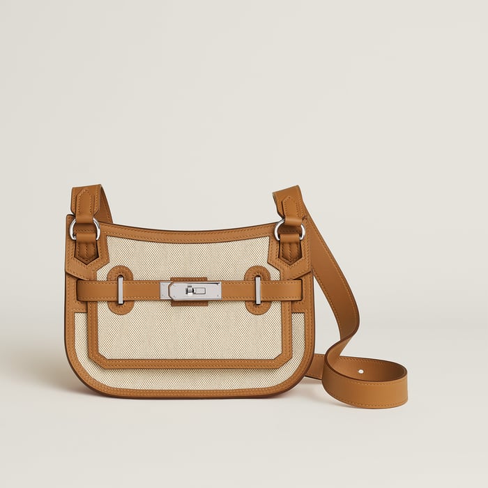 Jypsiere Mini Toile & Cuir Bag