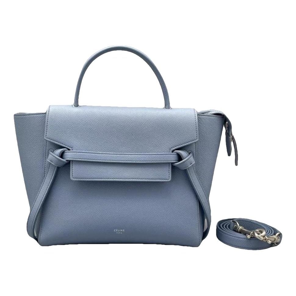 Belt leather handbag