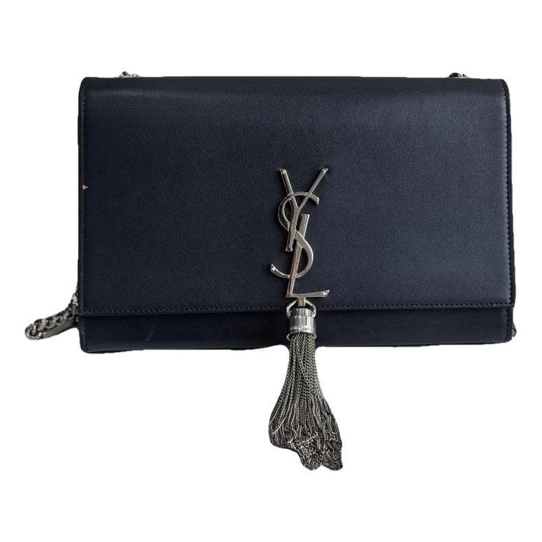 Pompom Kate leather handbag