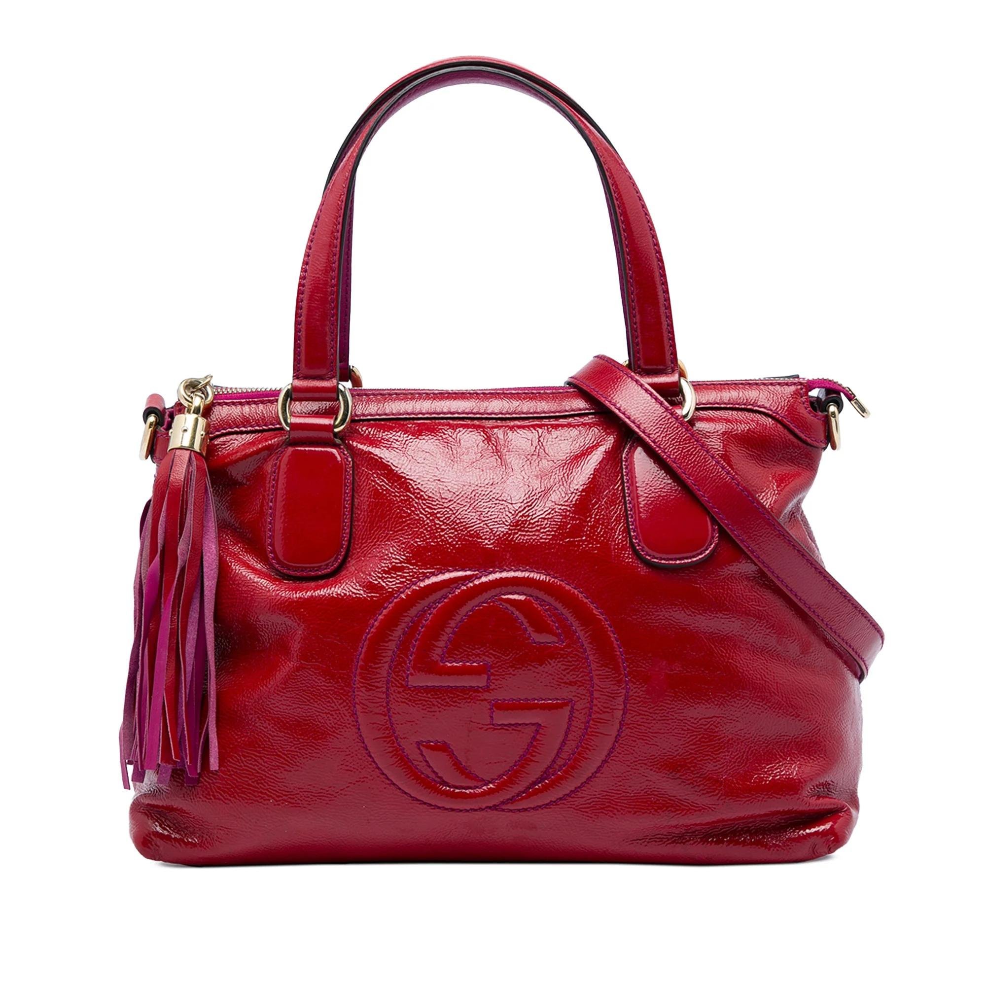 Soho patent leather handbag