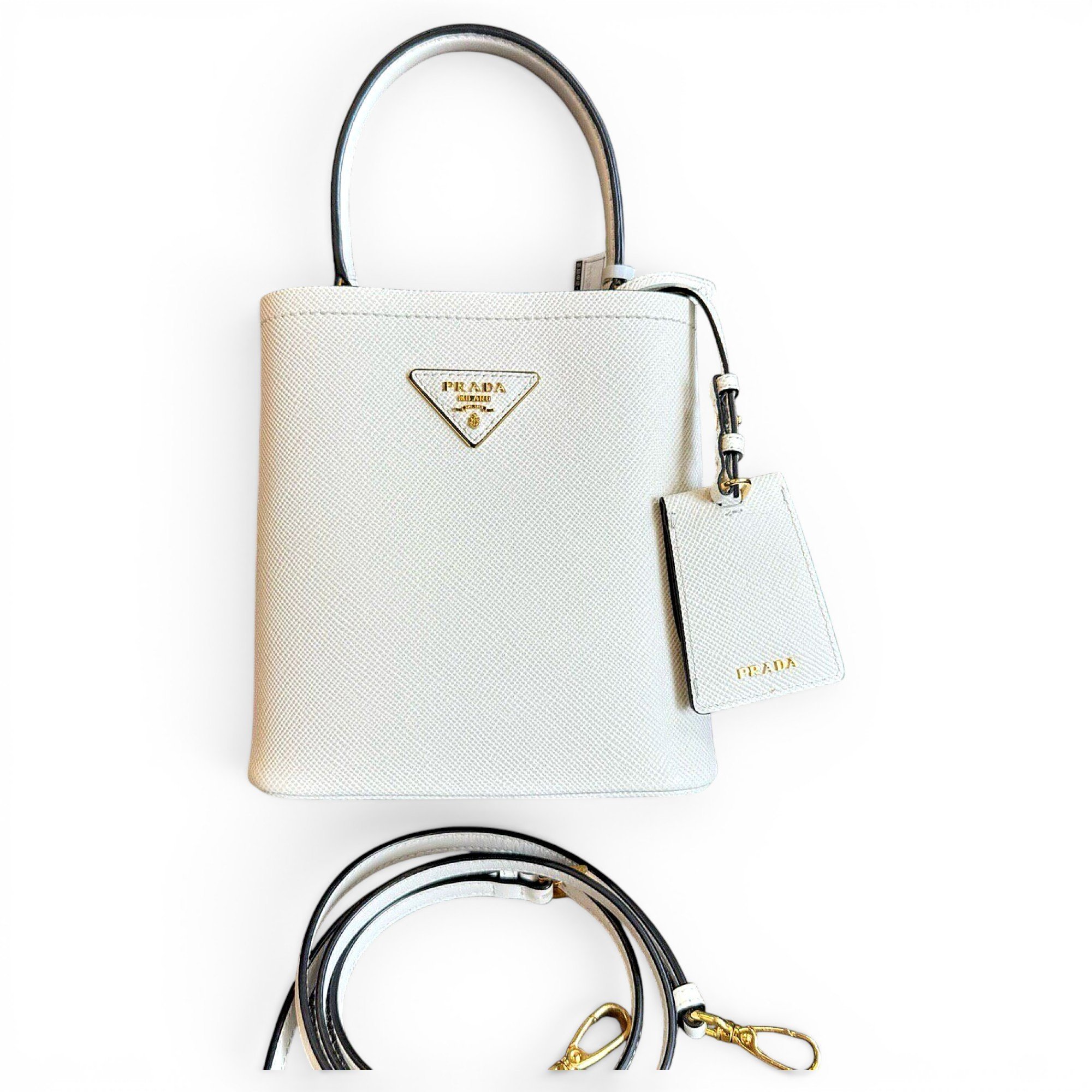 Panier leather handbag
