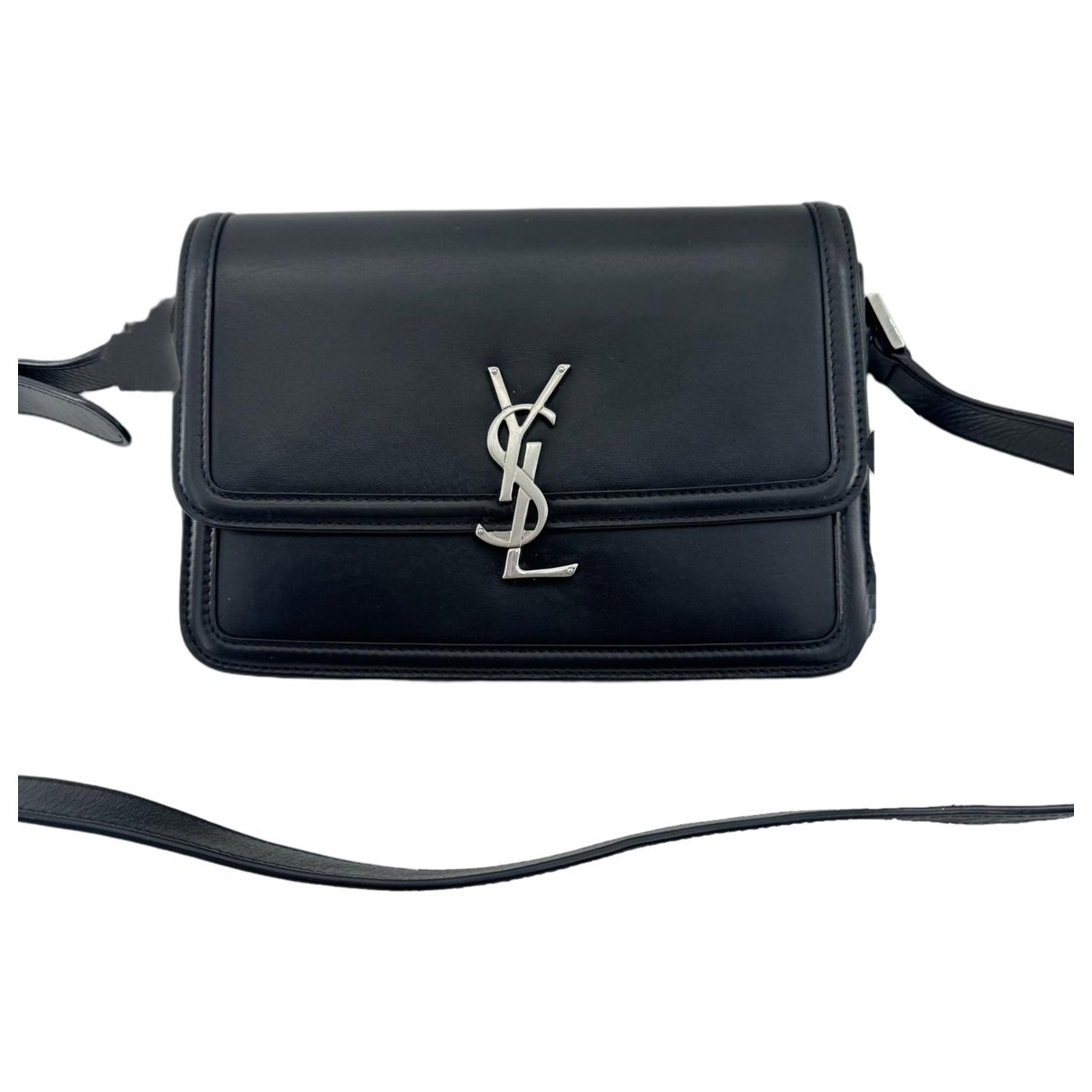 Solférino leather handbag