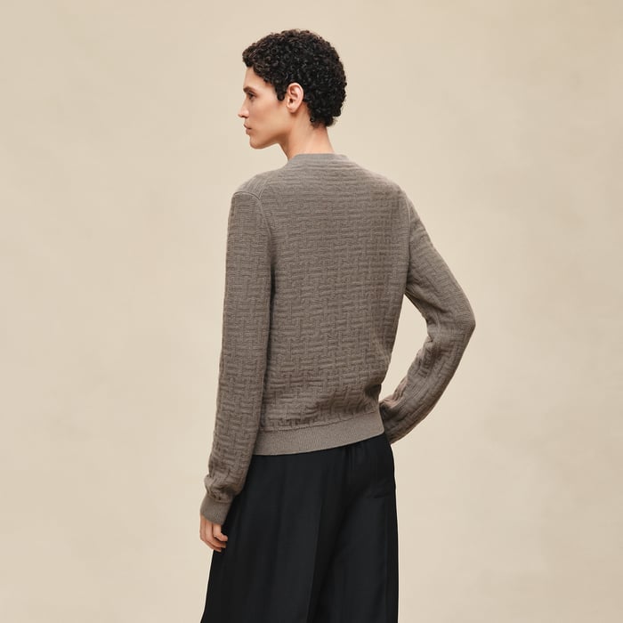 "H Voyage" Long-sleeve Sweater