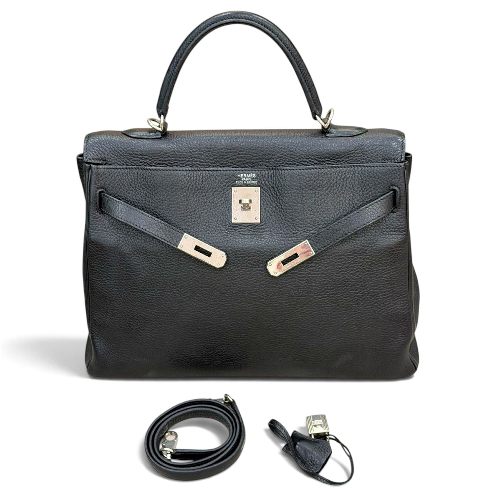 Kelly 35 leather handbag