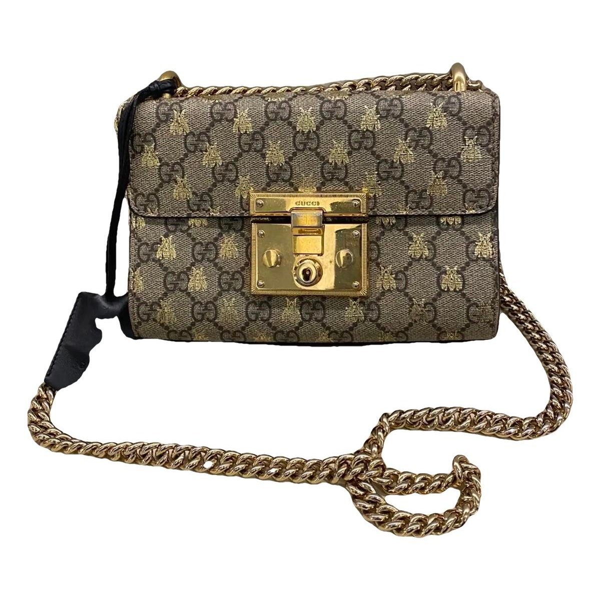 Padlock vinyl handbag