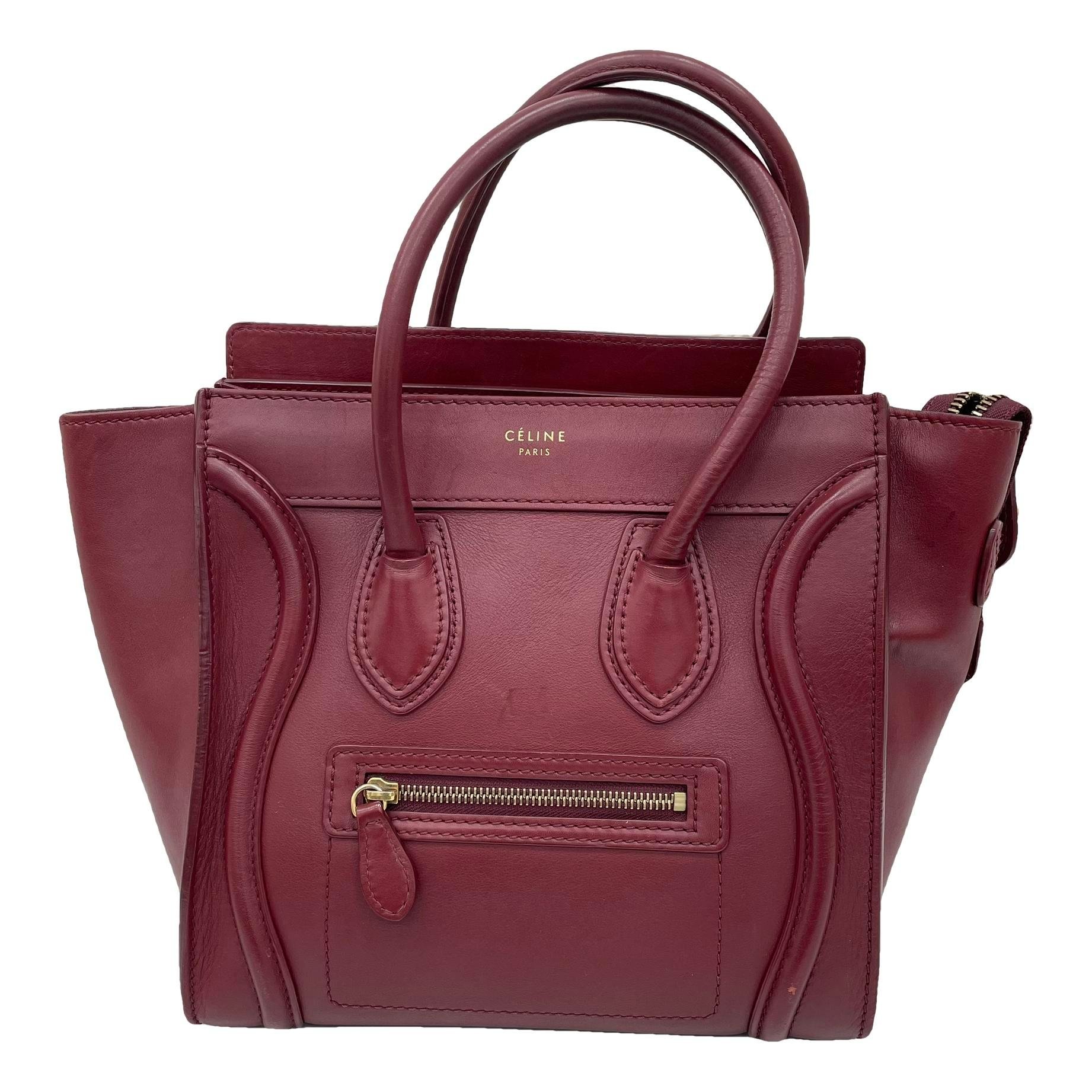 Luggage leather handbag