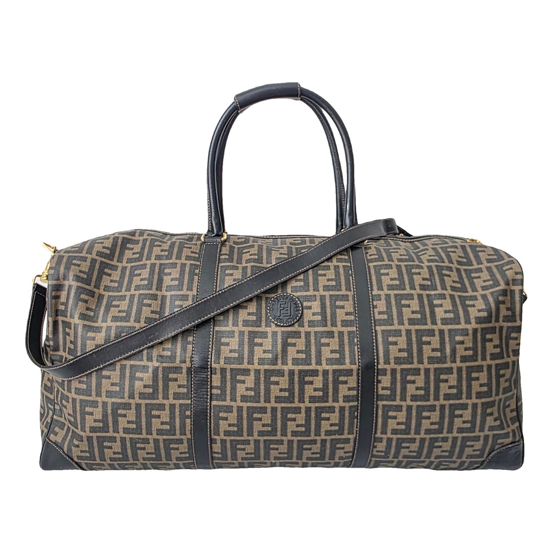 Leather travel bag