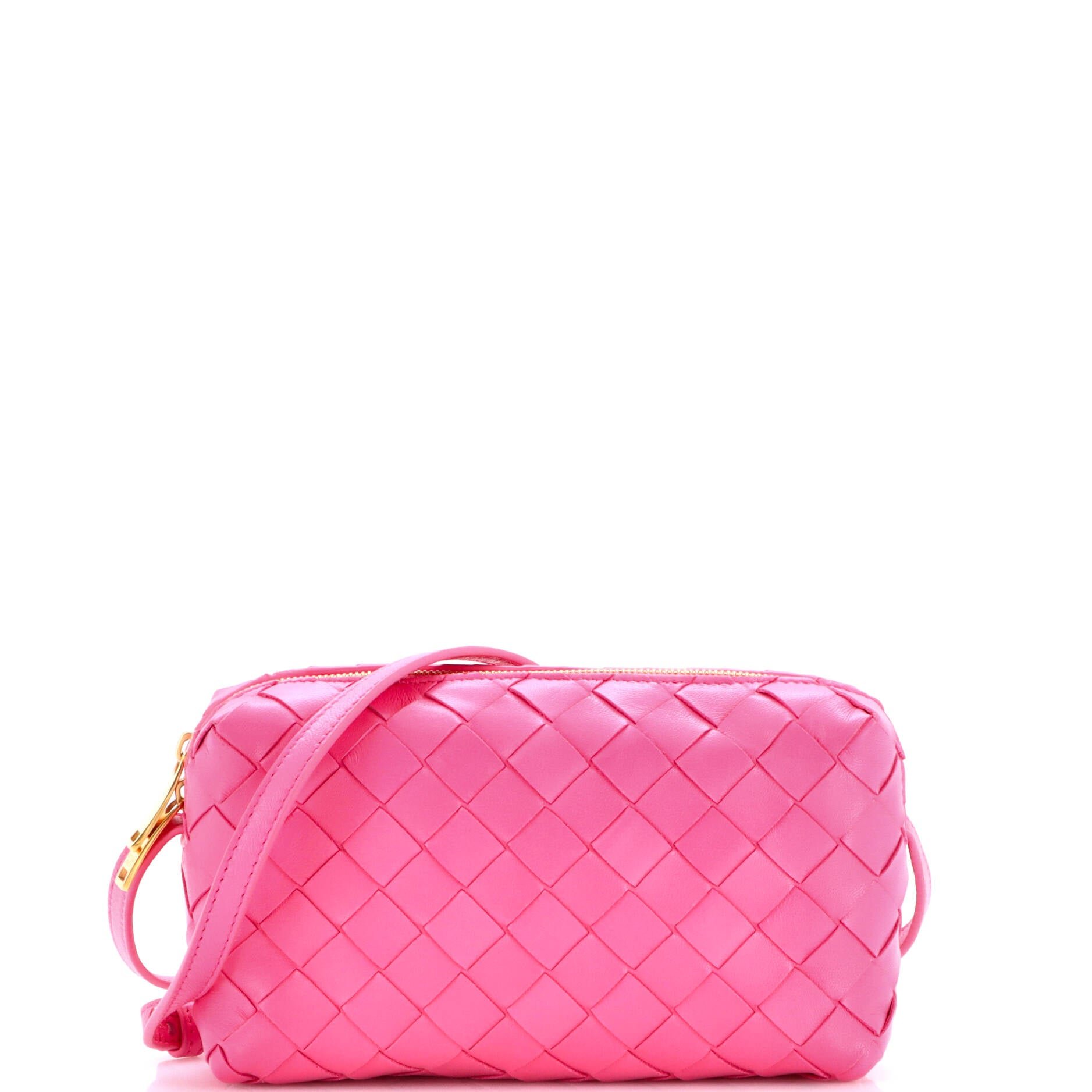 Zip Crossbody Bag Intrecciato Nappa Mini