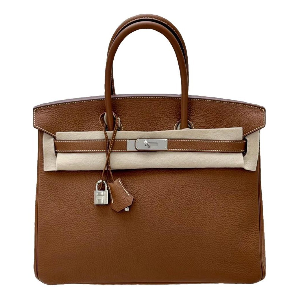 Birkin 35 leather handbag