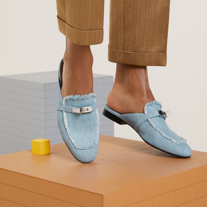 Bleu Clair Oz Mule