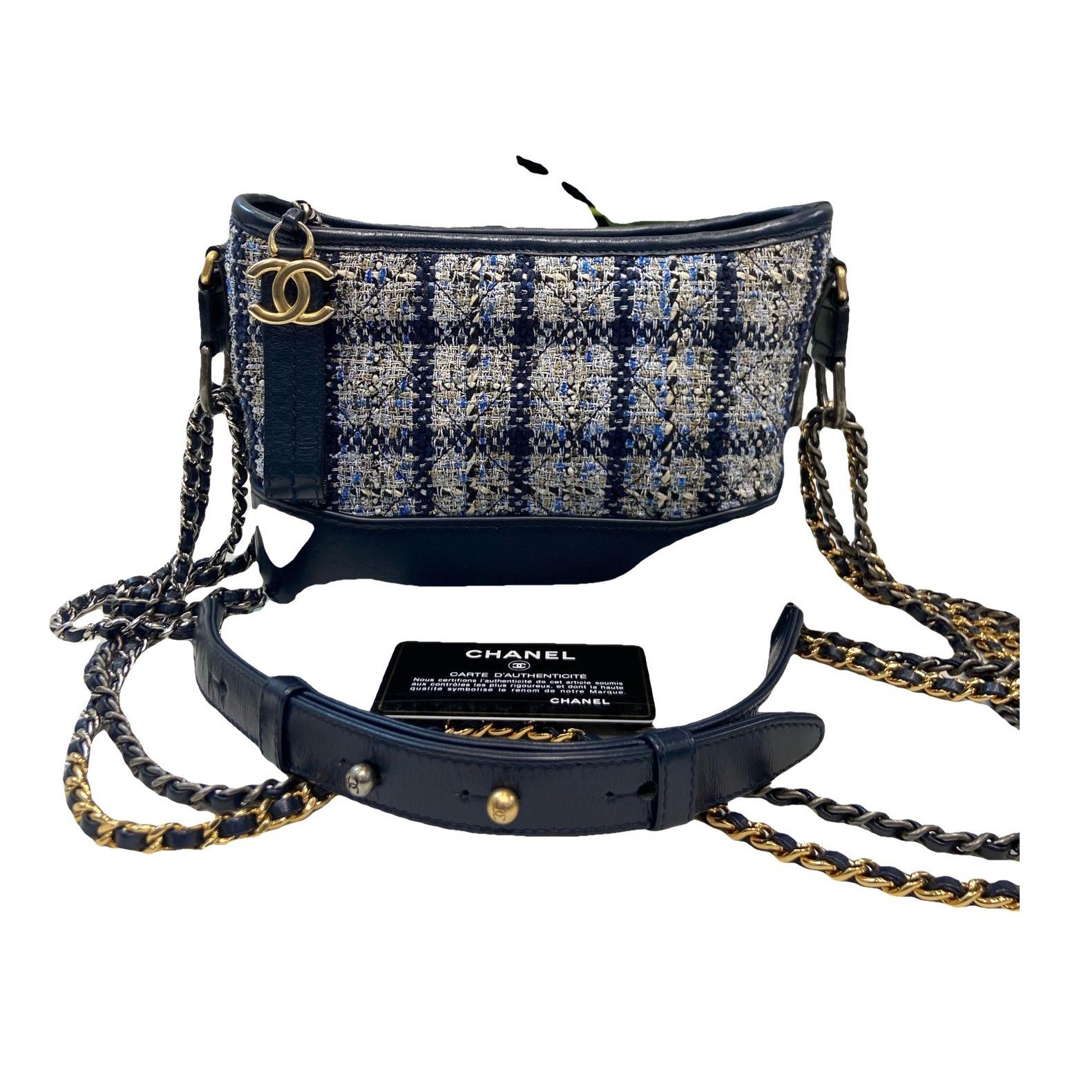 Gabrielle tweed crossbody bag