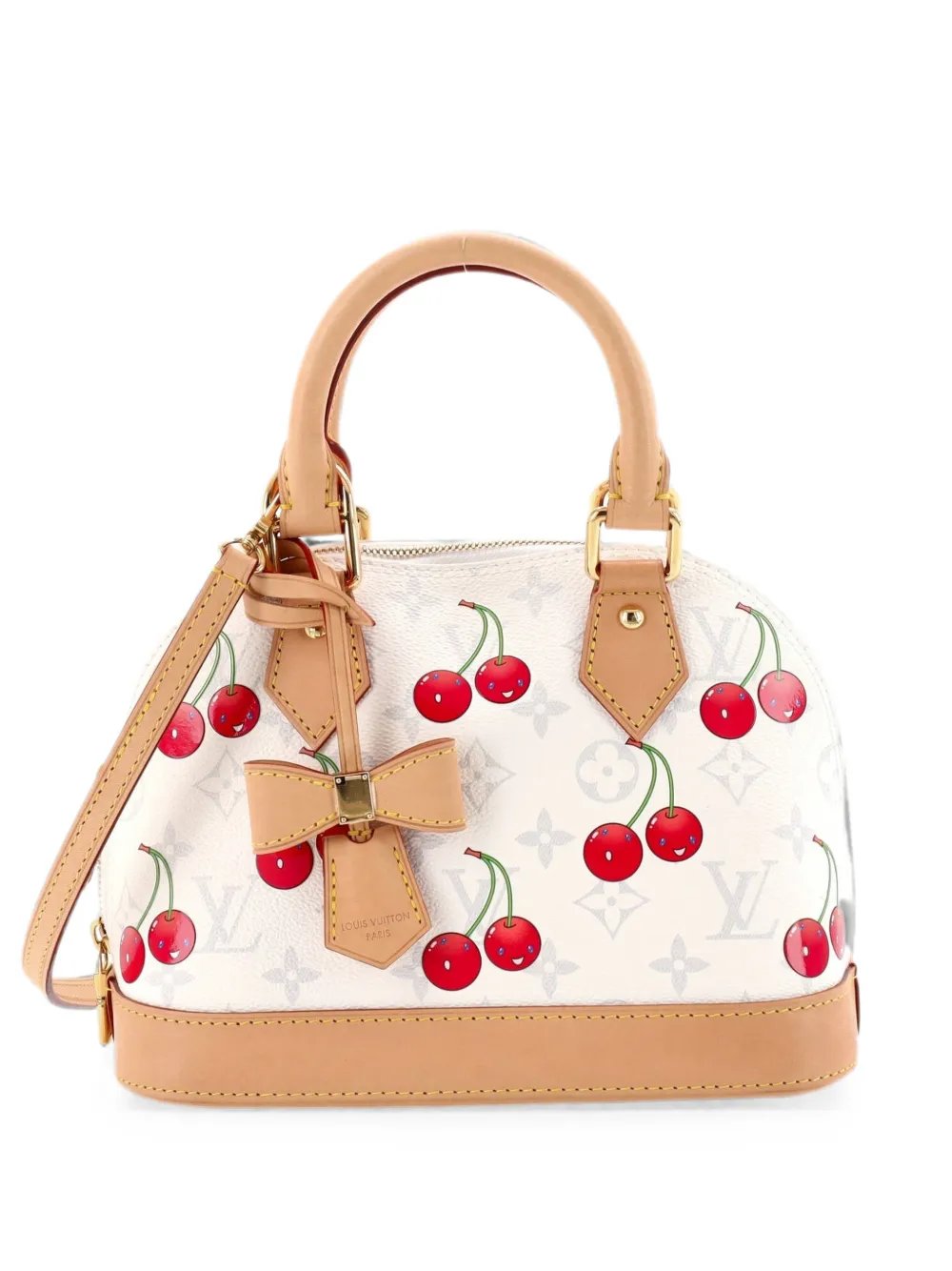 x Takashi Murakami Alma Handbag Limited Edition Monogram Cerises BB satchel