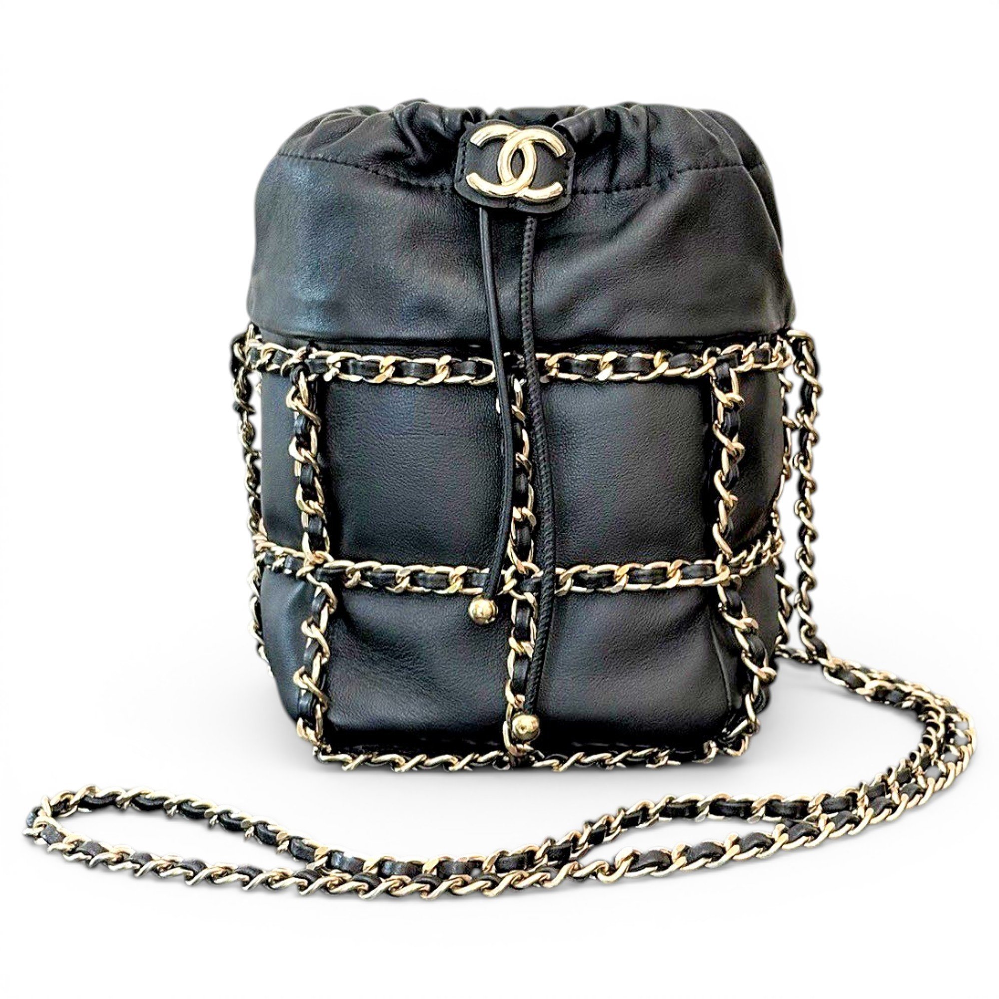 Chanel Gabrielle Bucket leather bag