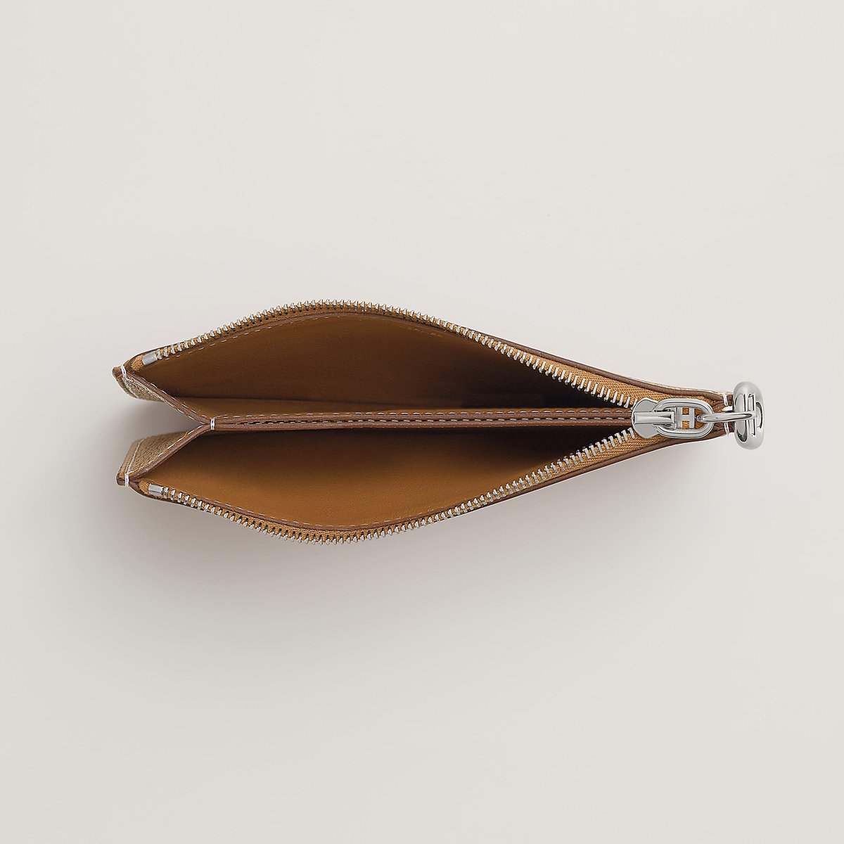 Gold Zipengo Chaine D'Ancre Card Holder