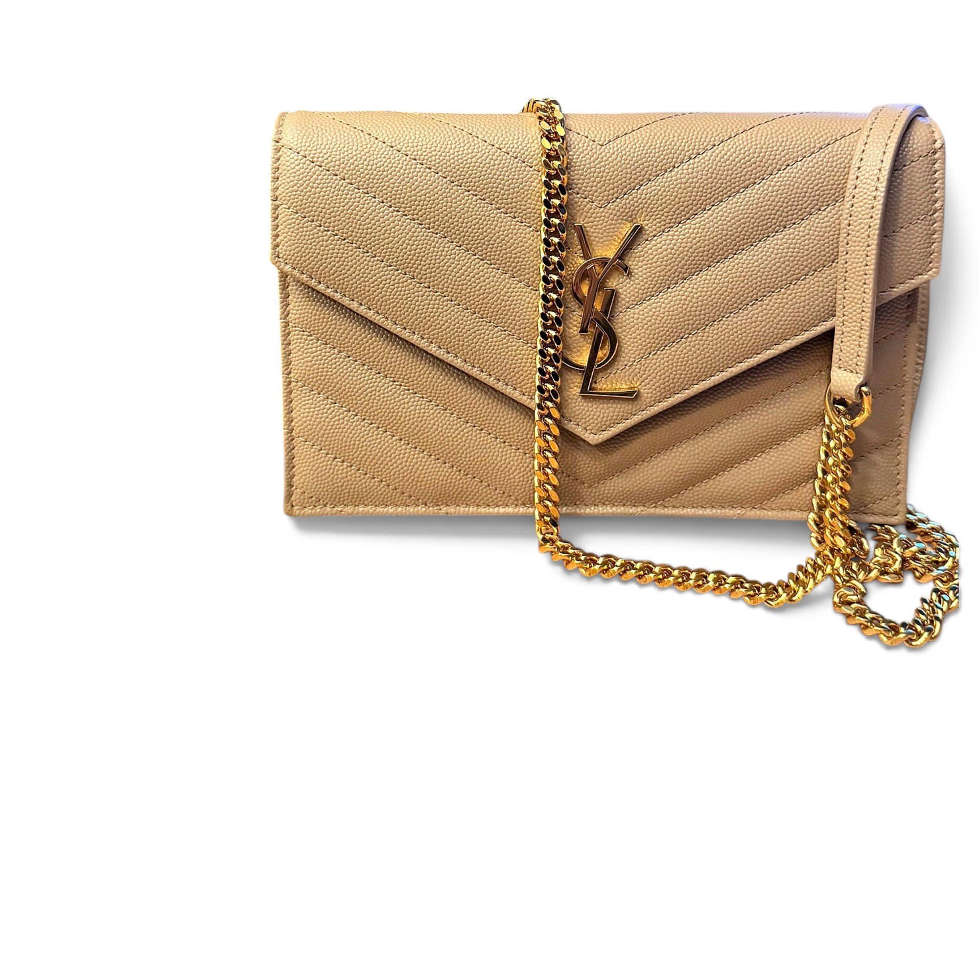 Envelope leather crossbody bag