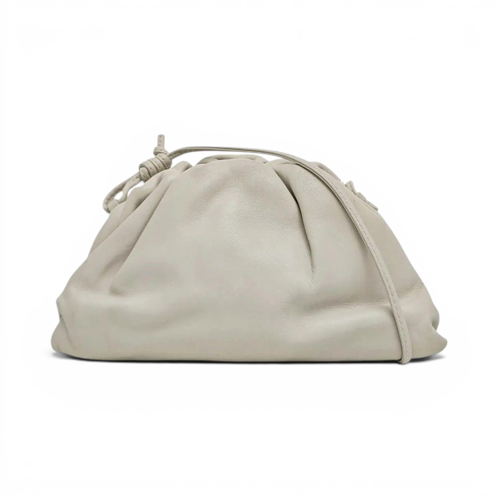 Pouch leather crossbody bag