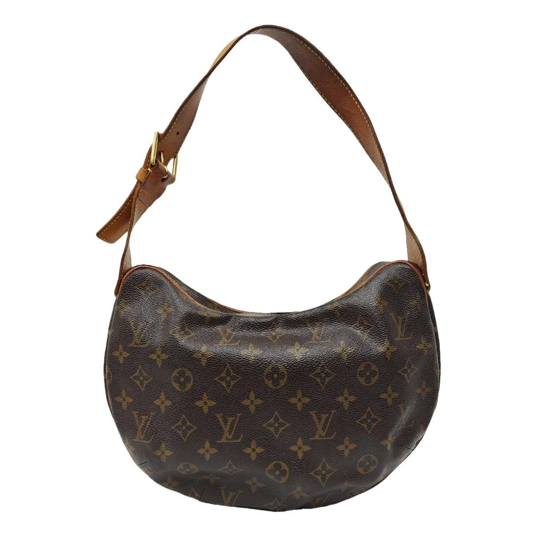 Croissant leather handbag