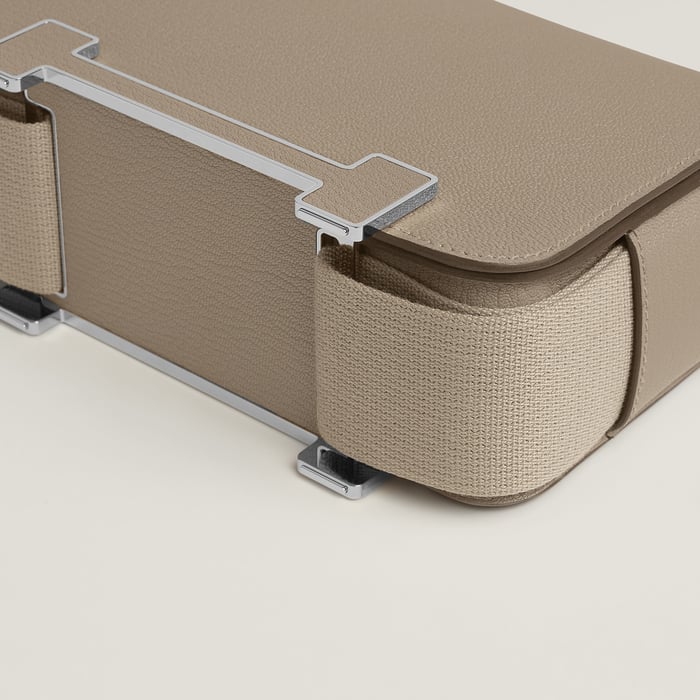Gris Tourterelle Hermès Geta Bag