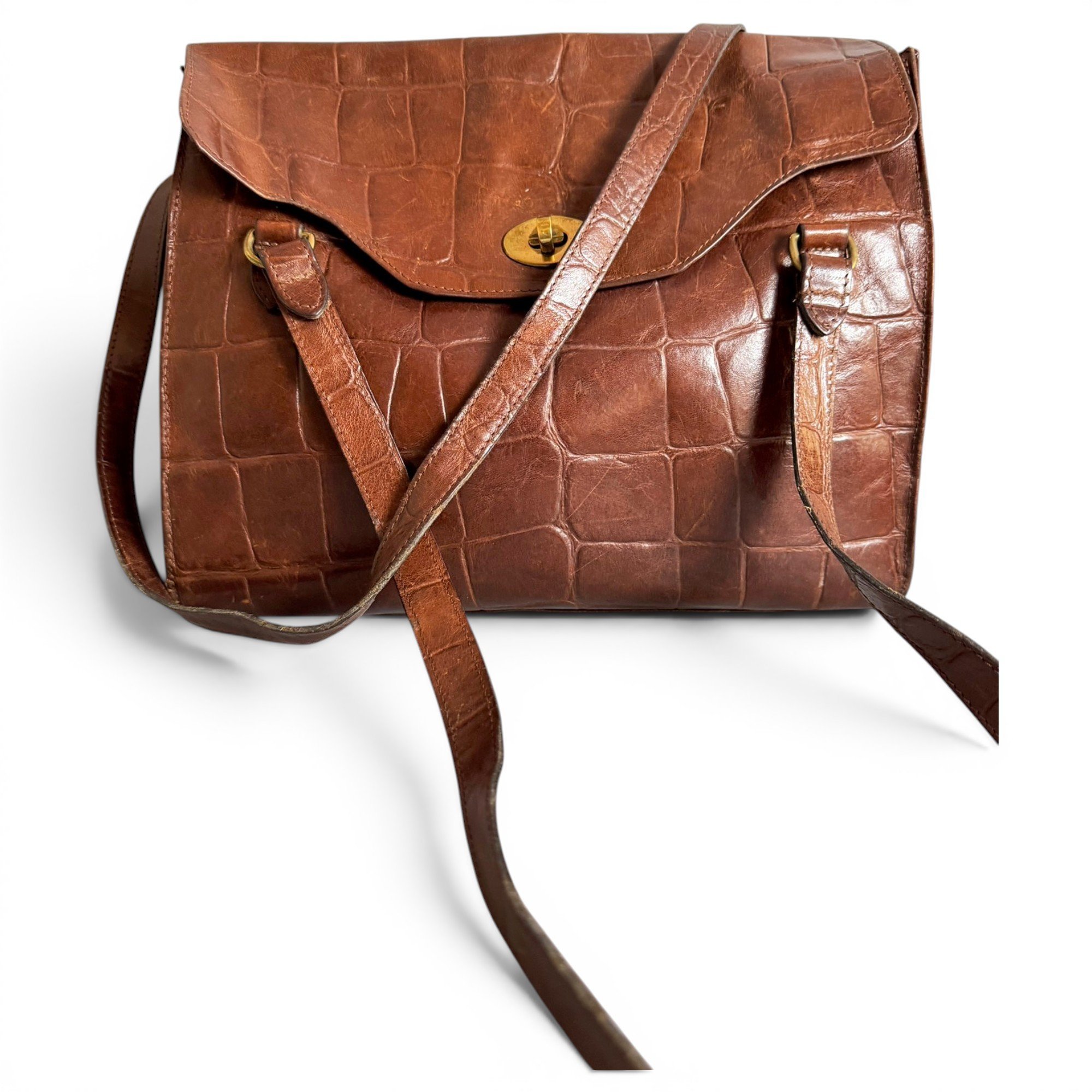 Leather handbag