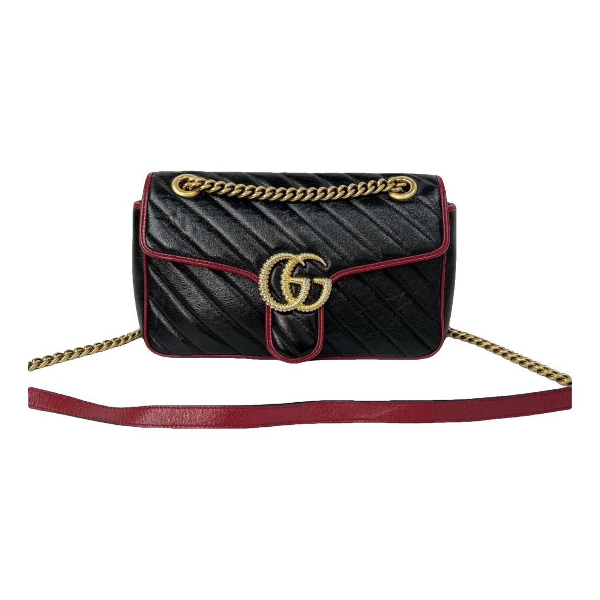 GG Marmont Flap leather crossbody bag