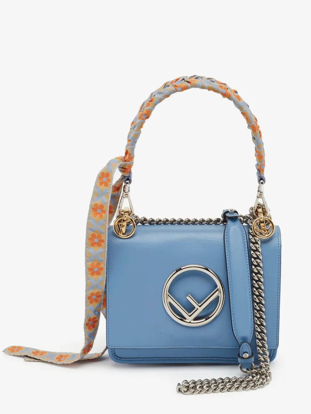 2018 Kan I F silk wrap handle mini bag