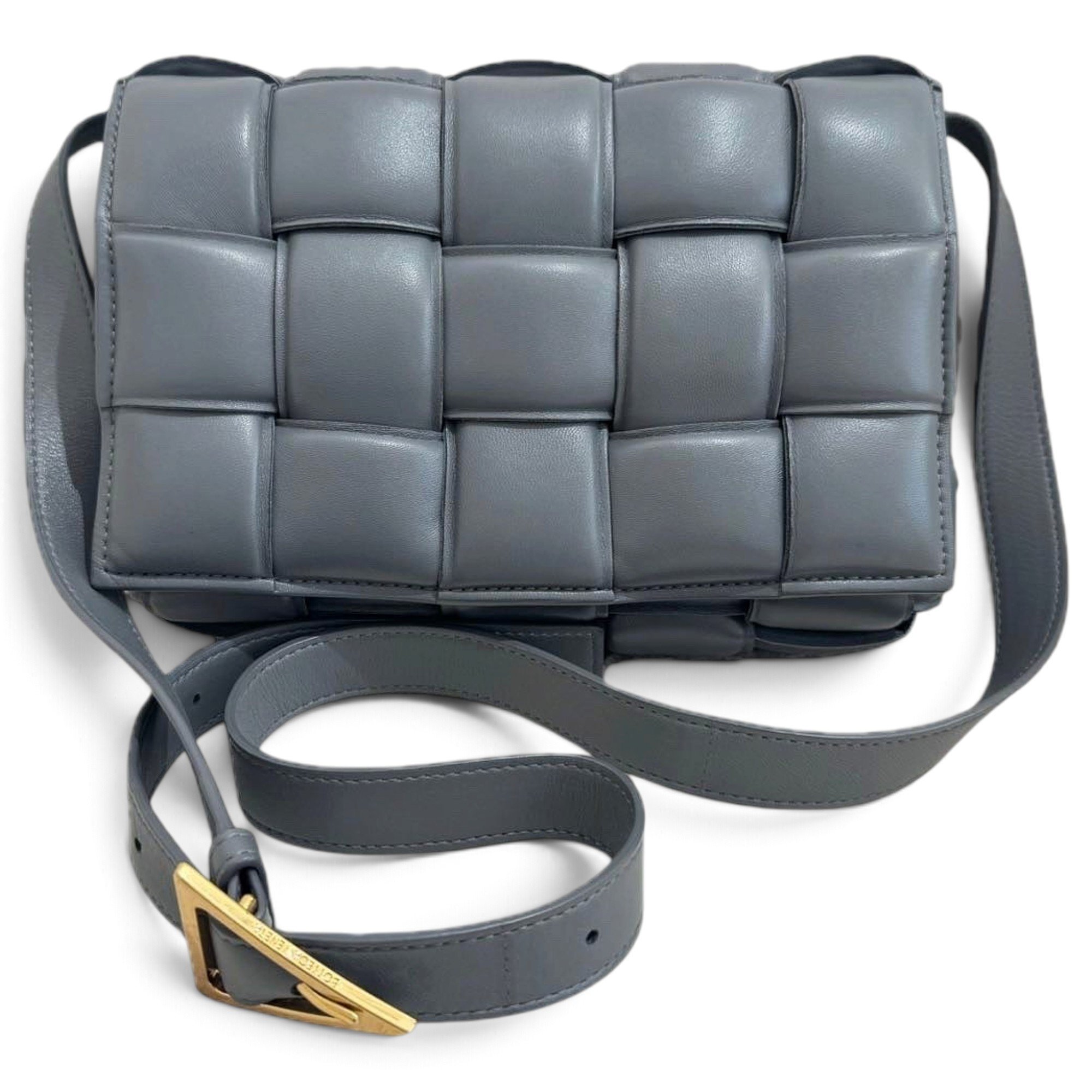 Cassette Padded leather handbag