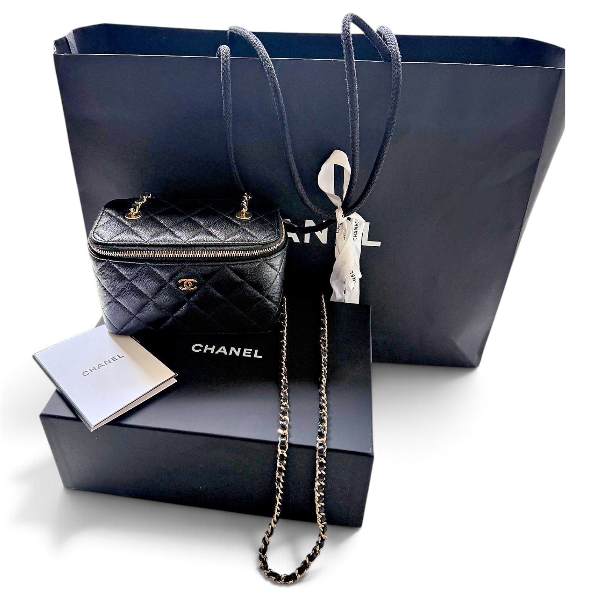 Vanity leather bag