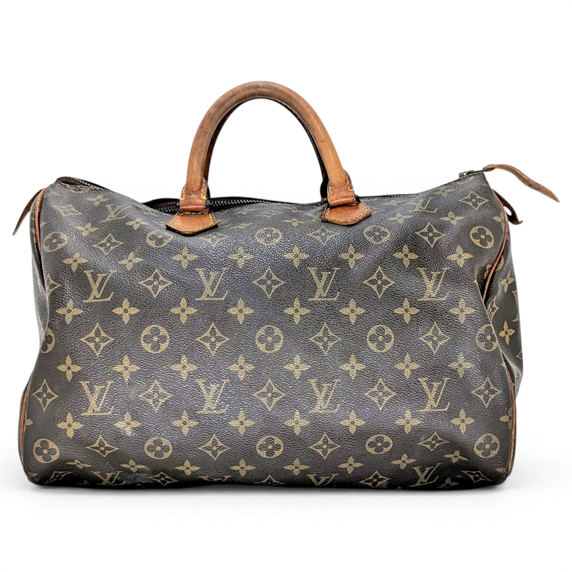 Speedy leather handbag