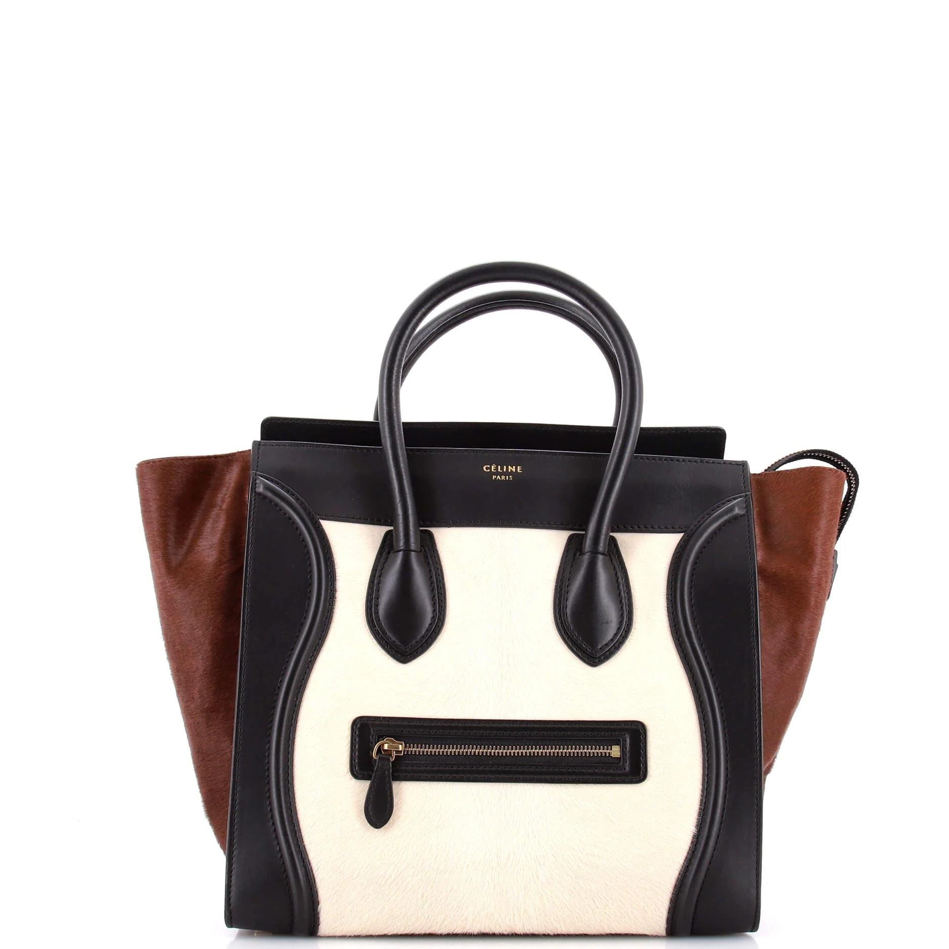 Leather tote