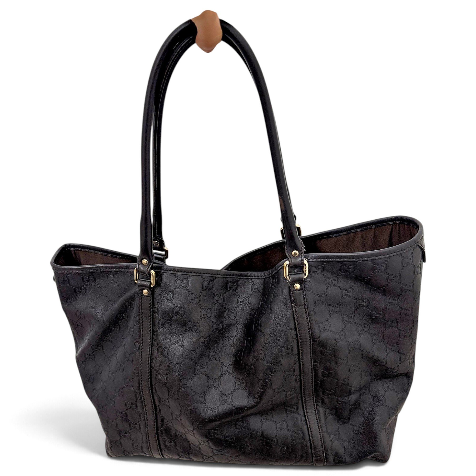 Leather tote