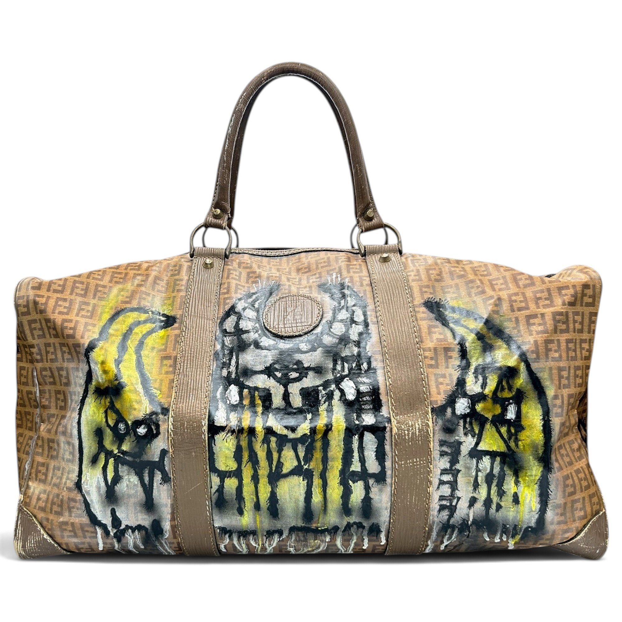Fendi Leather travel bag