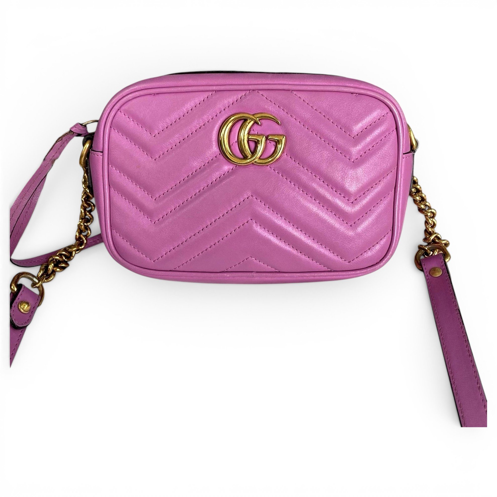 GG Marmont Triple zip leather handbag