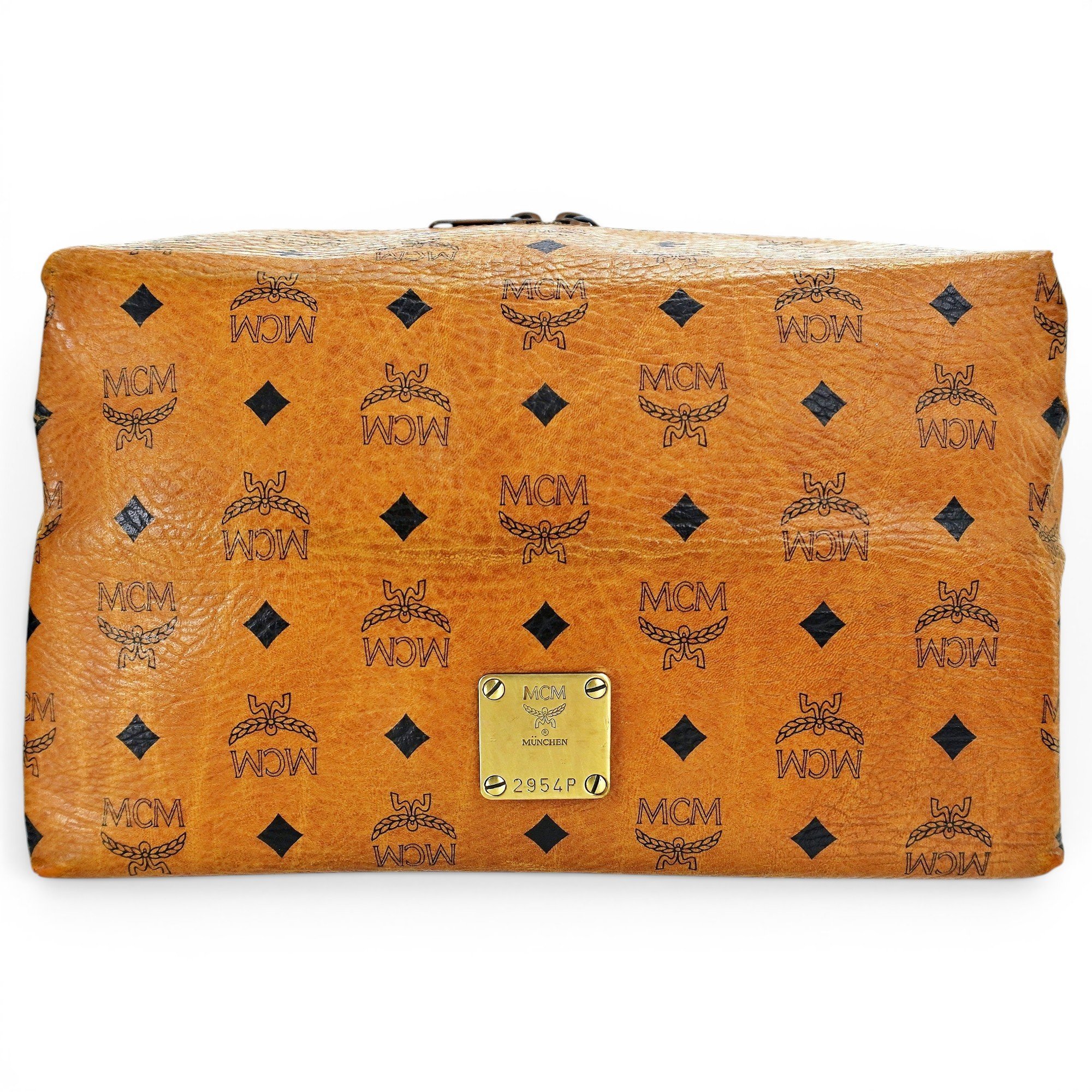 Leather vanity case