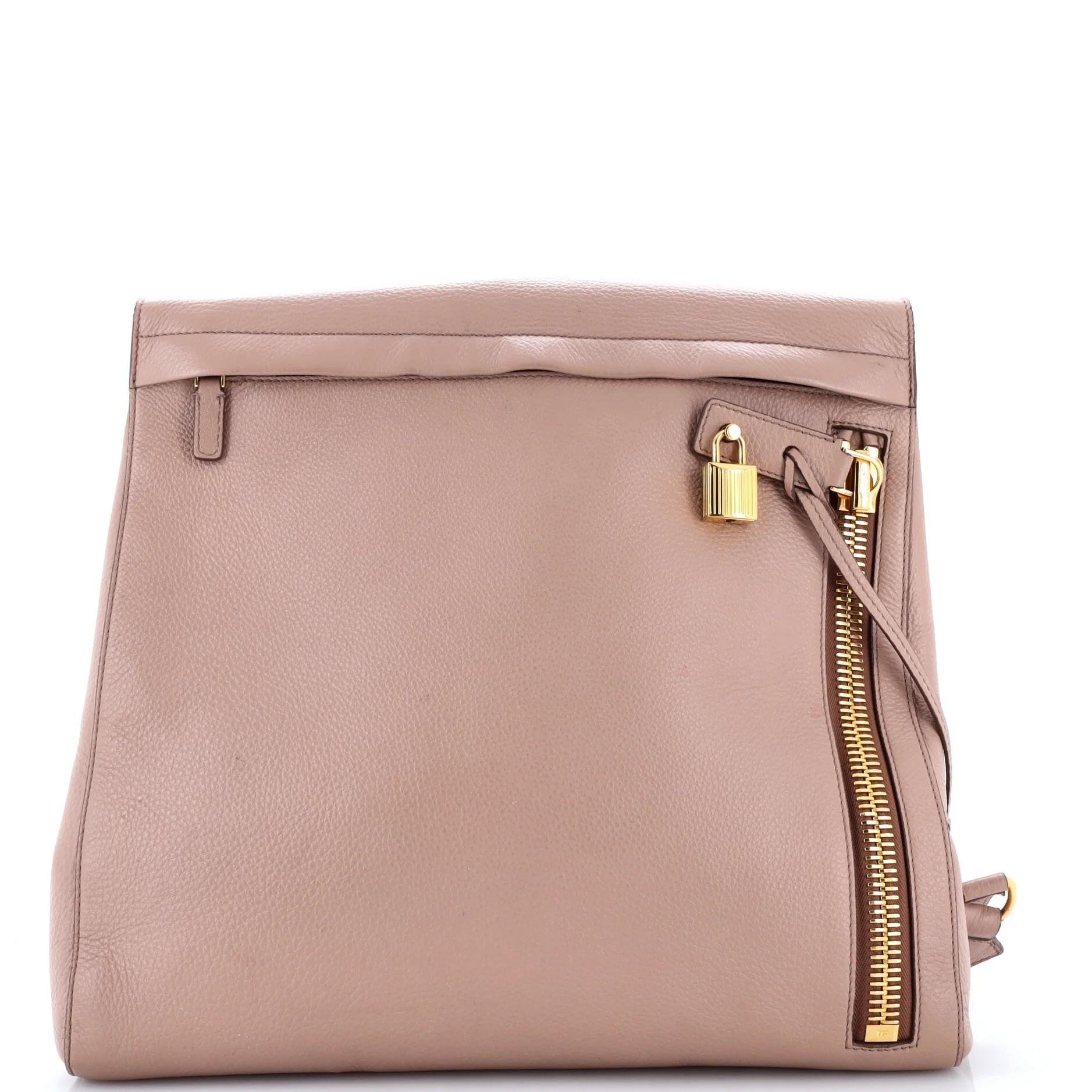 Leather backpack