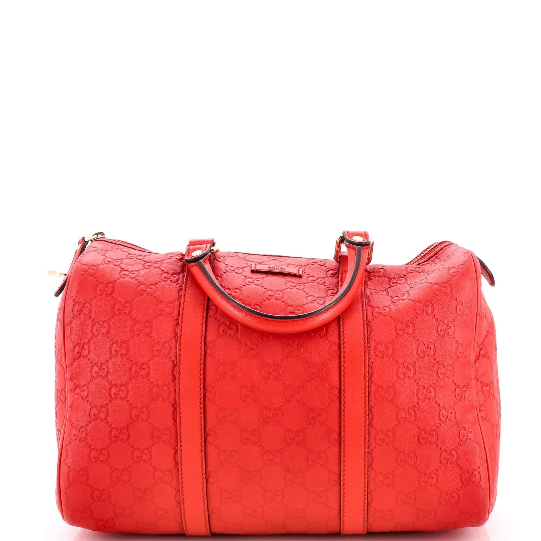 Leather bowling bag
