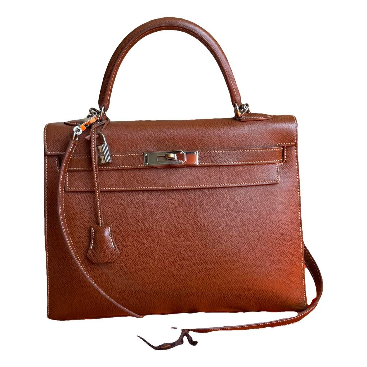 Kelly 32 leather handbag