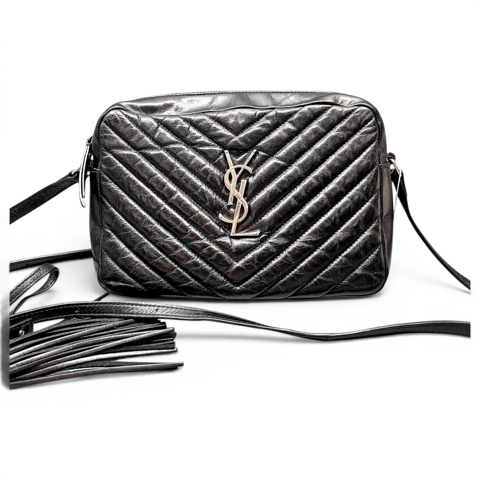 Camera Lou leather handbag