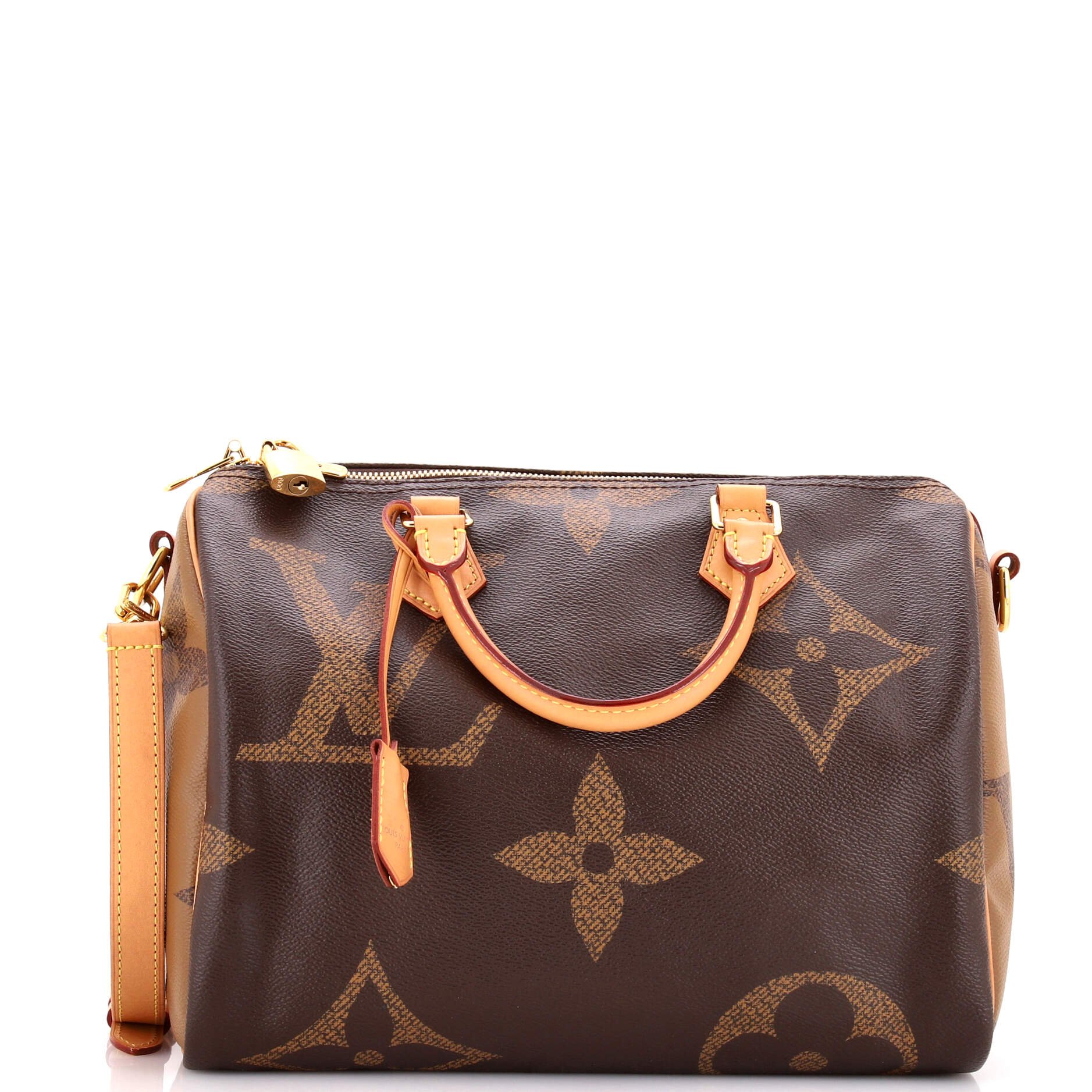 Louis Vuitton Speedy Bandouliere Bag Reverse Monogram Giant 30