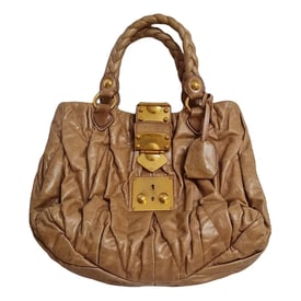 Miu Miu Matelassé leather handbag