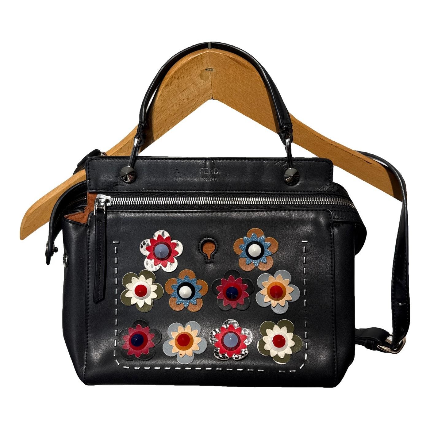 Dot Com leather handbag