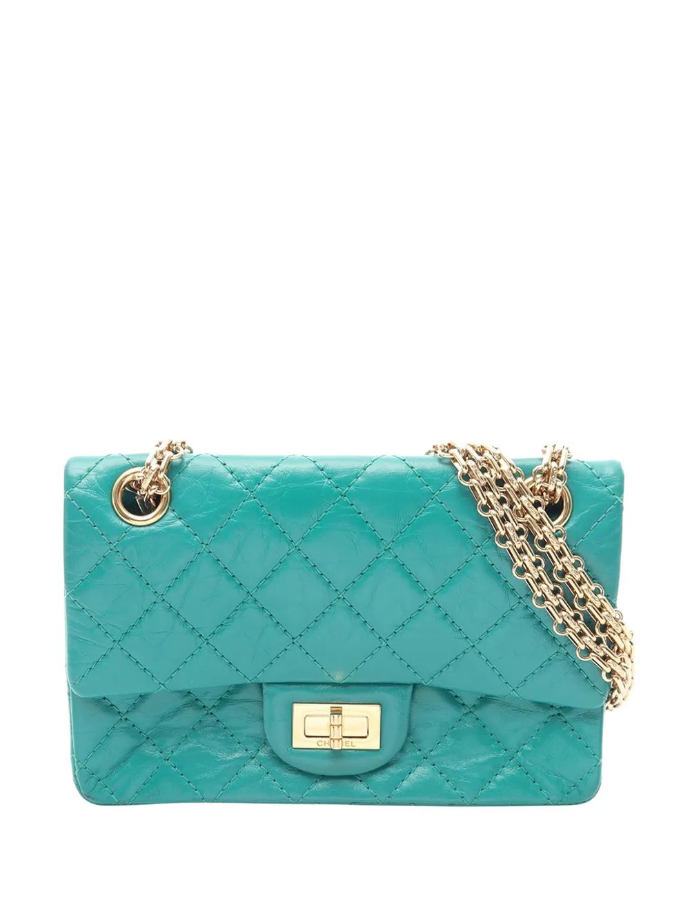 2019 Quilted Aged Calfskin Reissue 2.55 Flap shoulder bag