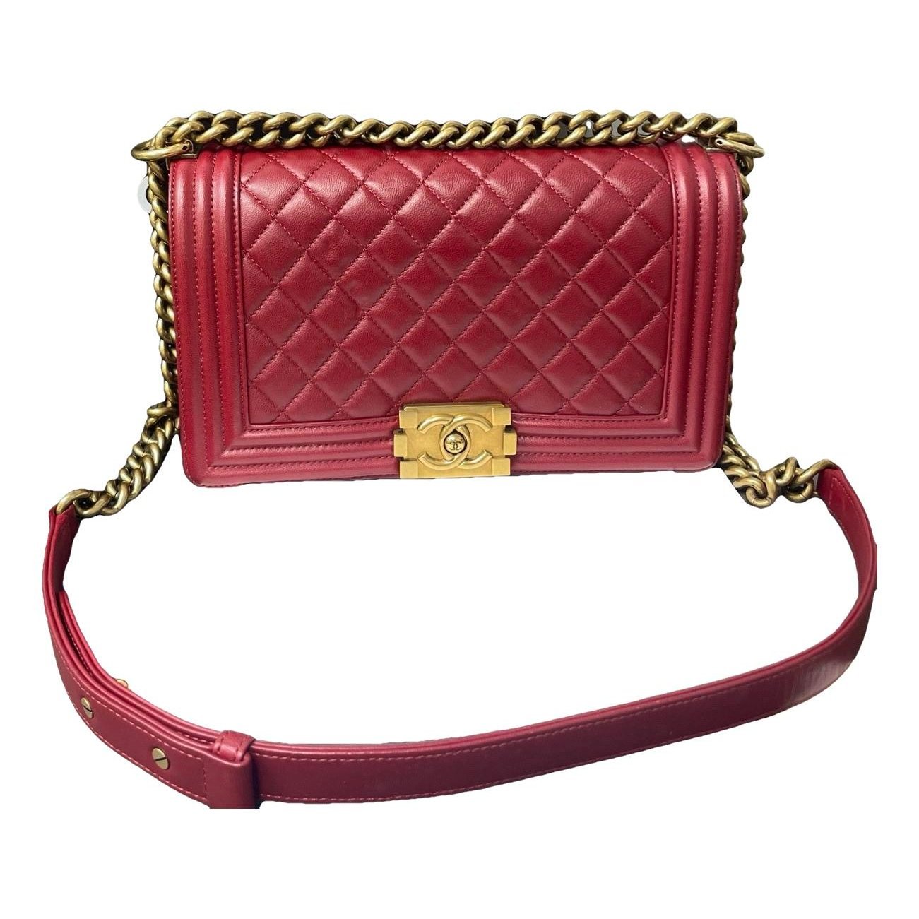 Boy leather crossbody bag