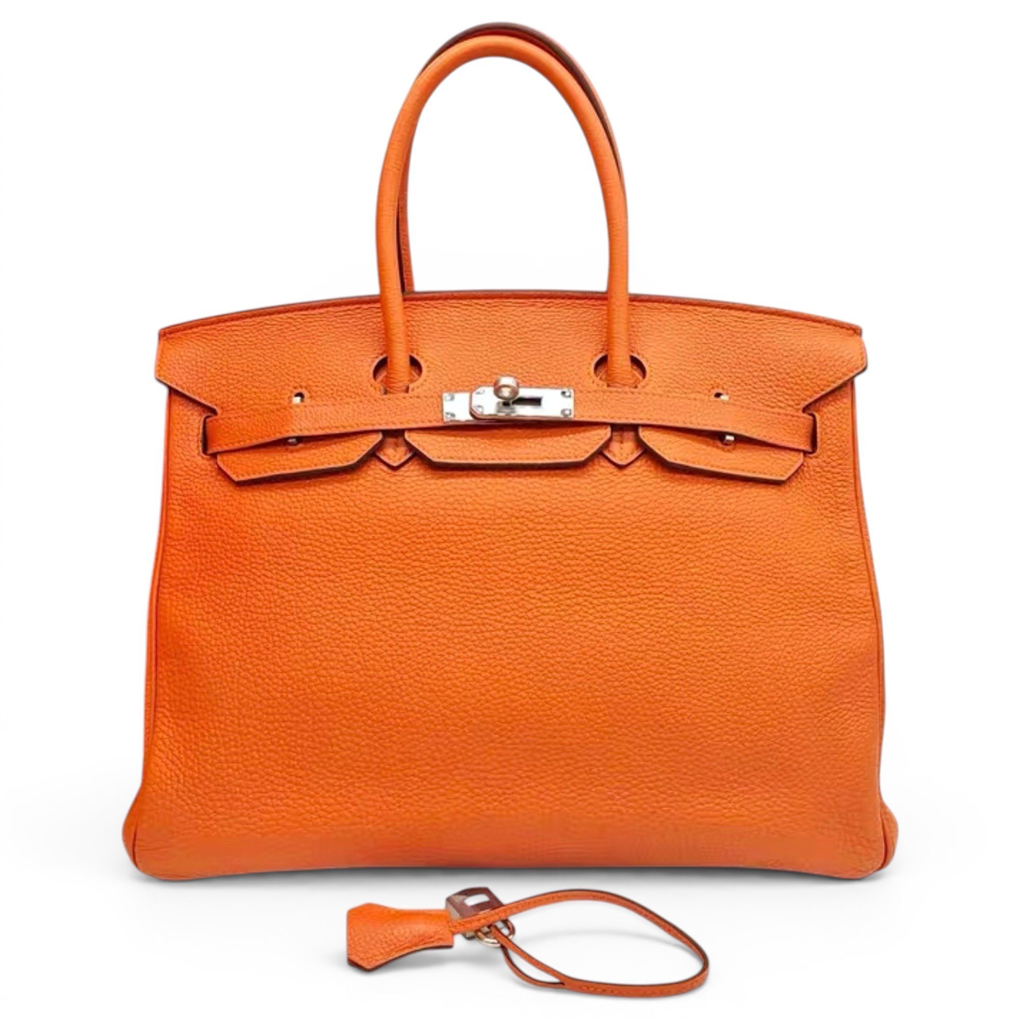 Birkin 35 leather handbag